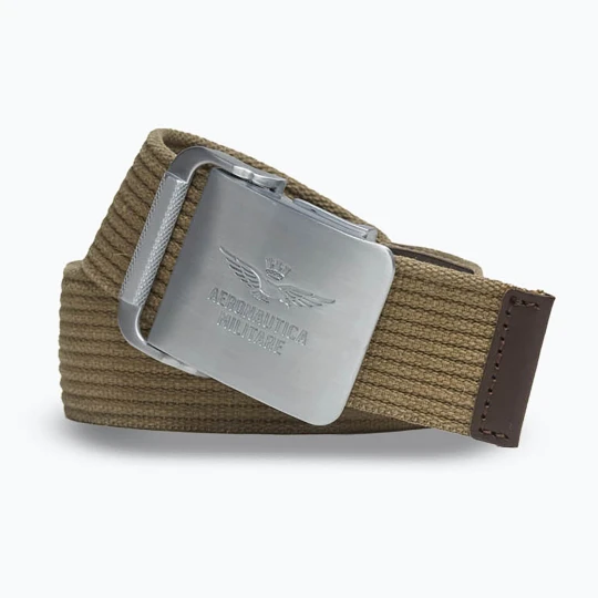 Zdjęcie produktu Pasek do spodni męski Aeronautica Militare CI0319UCT04306 desert Beżowy