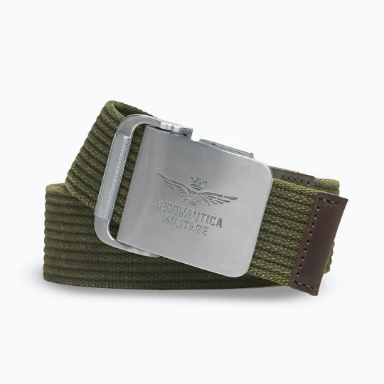 Zdjęcie produktu Pasek do spodni męski Aeronautica Militare CI0319UCT04306 green musk