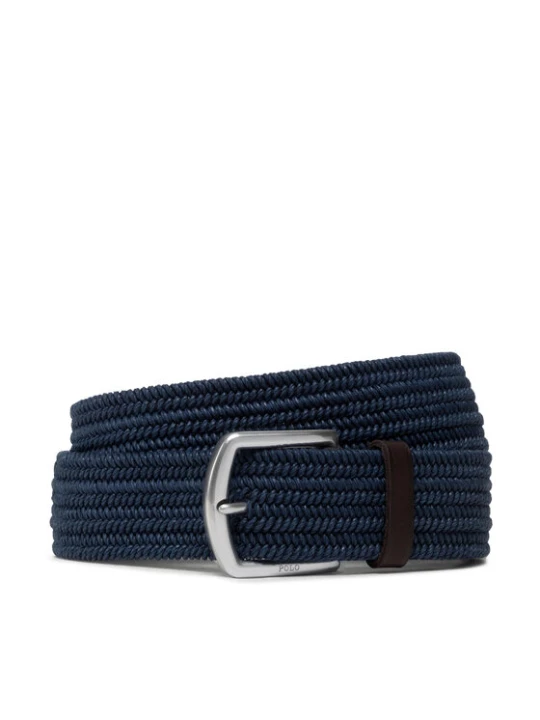Zdjęcie produktu Pasek Męski Polo Ralph Lauren 35Mm Braid Stretch 405666041002 Granatowy