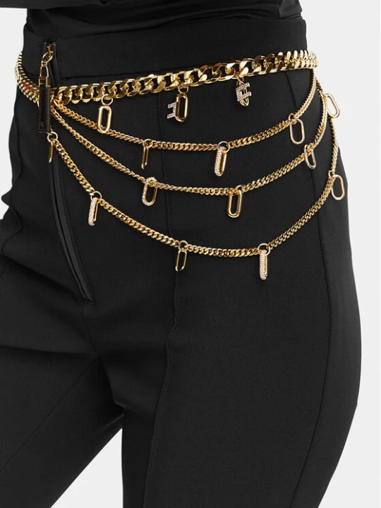 Zdjęcie produktu Pasek na talię Elisabetta Franchi CT-22B-62E2-V450 Złoty