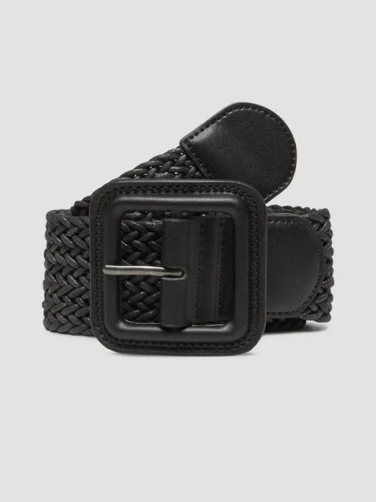 Zdjęcie produktu Eleganter Gürtel mit Textilband und Dornschließe s.Oliver czarny