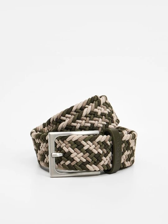 Zdjęcie produktu Pasek pleciony Barbour oliwkowy