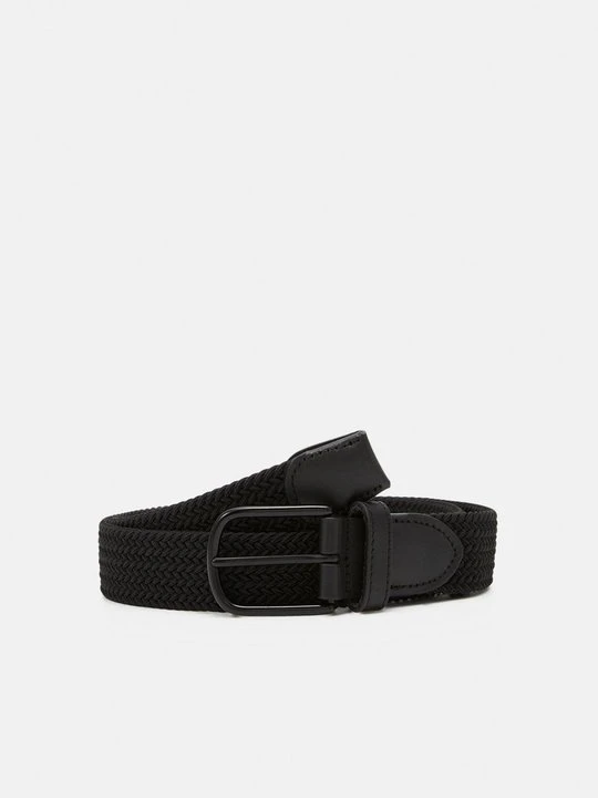 Zdjęcie produktu Pasek pleciony Jack&Jones czarny