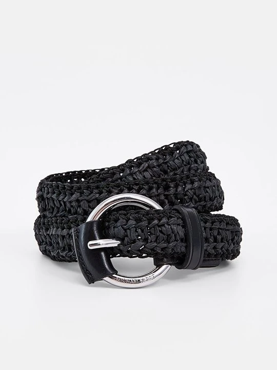 Zdjęcie produktu Pasek pleciony Michael Kors czarny