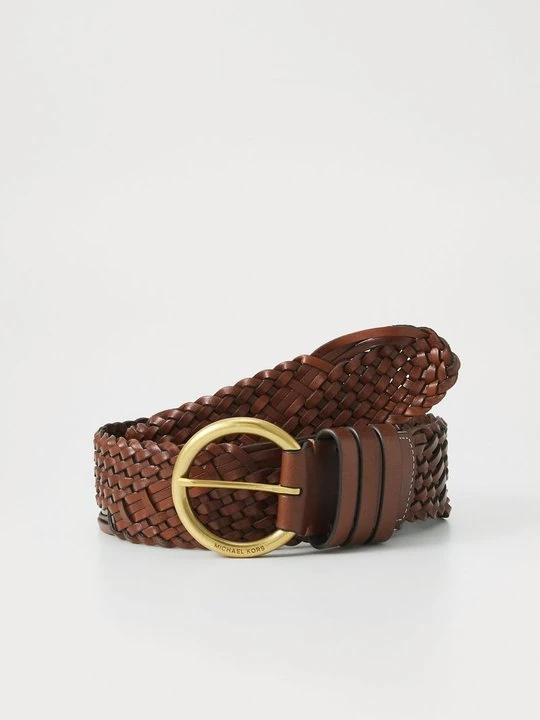 Zdjęcie produktu Pasek pleciony Michael Kors brązowy