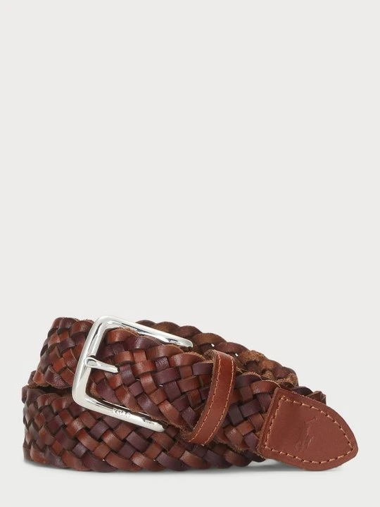 Zdjęcie produktu Pasek pleciony Polo Ralph Lauren brązowy