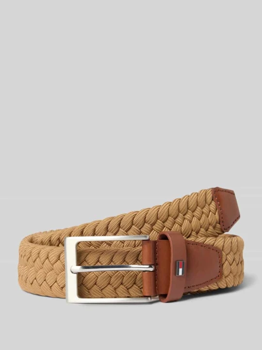 Zdjęcie produktu Pasek w efekcie plecionki Tommy Hilfiger Beżowy