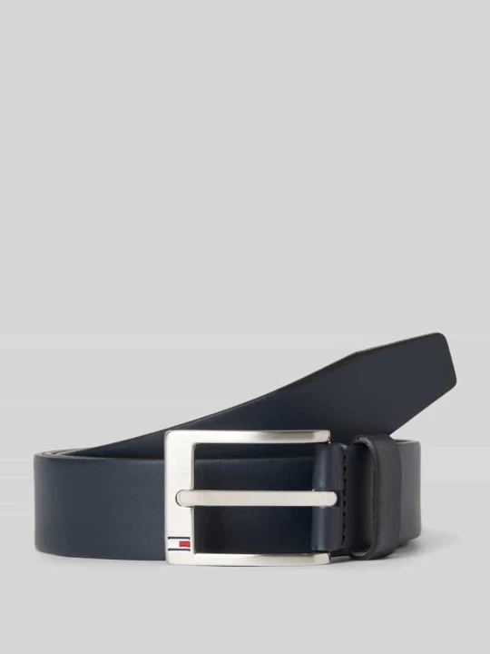 Zdjęcie produktu Pasek skórzany New Aly Tommy Hilfiger Granatowy