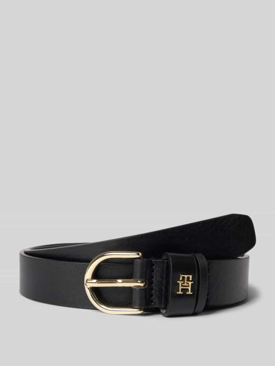 Zdjęcie produktu Pasek ze skóry naturalnej Tommy Hilfiger Czarny