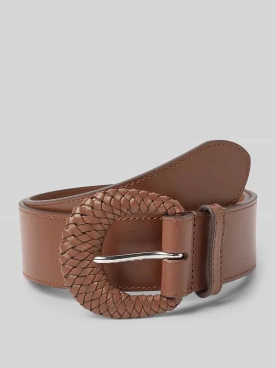 Zdjęcie produktu Pasek skórzany ze sprzączką Lauren Ralph Lauren Koniakowy