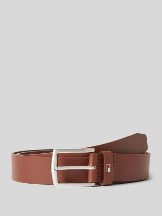 Zdjęcie produktu Pasek skórzany ze sprzączką Tommy Hilfiger Koniakowy