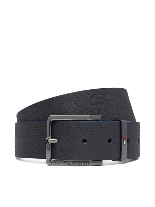 Zdjęcie produktu Pasek Tommy Hilfiger Oliver Saffiano 3.5 AM0AM14573 Granatowy
