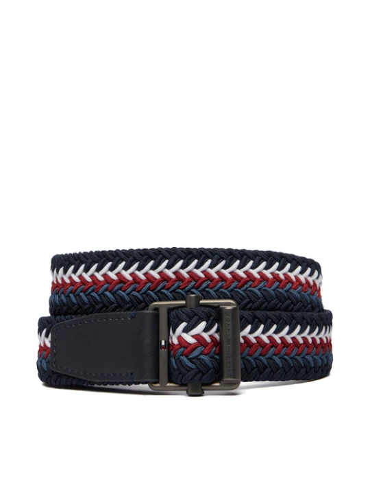 Zdjęcie produktu Pasek Tommy Hilfiger Roller Buckle Webbing 3.5 Belt AM0AM14187 Granatowy
