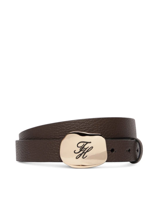 Zdjęcie produktu Pasek Tommy Hilfiger Th Plaque 2.5 Pebble AW0AW19152 Brązowy