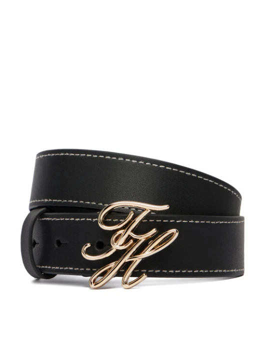Zdjęcie produktu Pasek Tommy Hilfiger Th Script 3.0 AW0AW18568 Granatowy