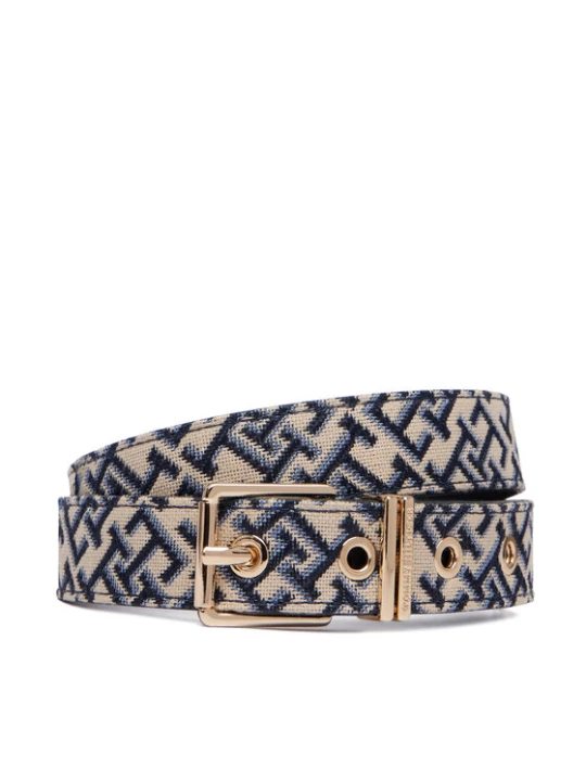 Zdjęcie produktu Pasek Tommy Hilfiger Th Square 2.5 Jacquard AW0AW18894 Beżowy