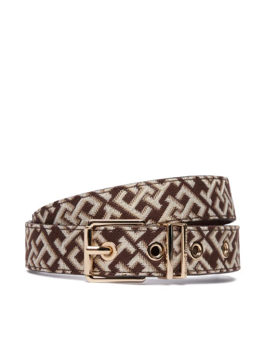 Zdjęcie produktu Pasek Tommy Hilfiger Th Square 2.5 Jacquard AW0AW18894 Brązowy