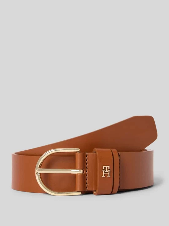 Zdjęcie produktu Pasek z naturalnej skóry bydlęcej Model 'EFFORTLESS 3.0' Tommy Hilfiger Koniakowy