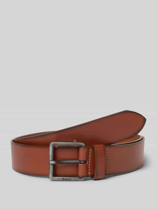 Zdjęcie produktu Pasek ze Skóra bydlęca Naturalna skóra Model 'JEEKO_SZ40' Boss Średniobrązowy