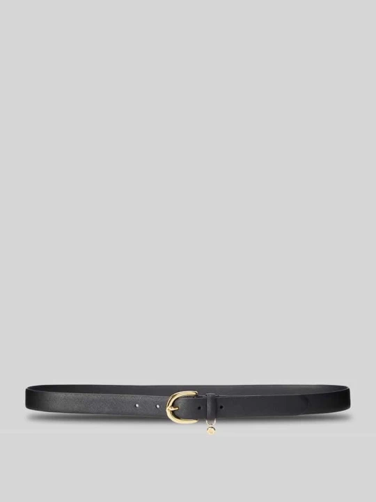 Zdjęcie produktu Pasek z detal z logo Lauren Ralph Lauren Czarny