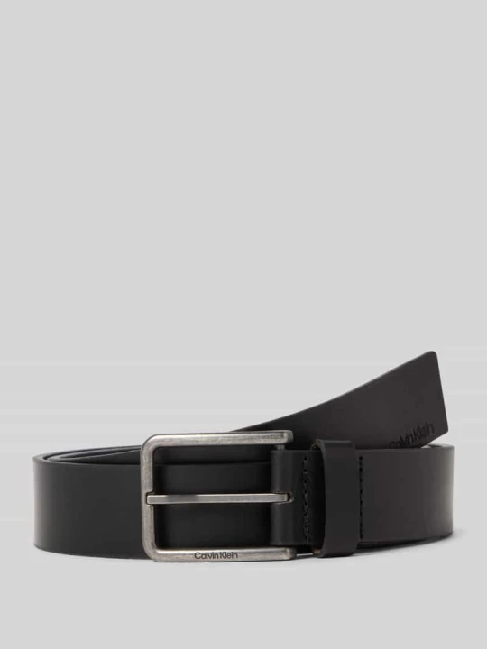Zdjęcie produktu Pasek z detalem z logo Calvin Klein czarny
