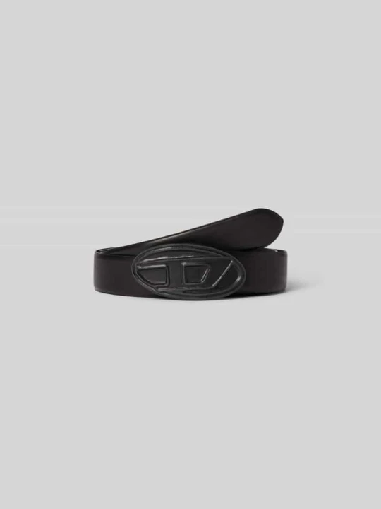 Zdjęcie produktu Pasek z detalem z logo Diesel Czarny