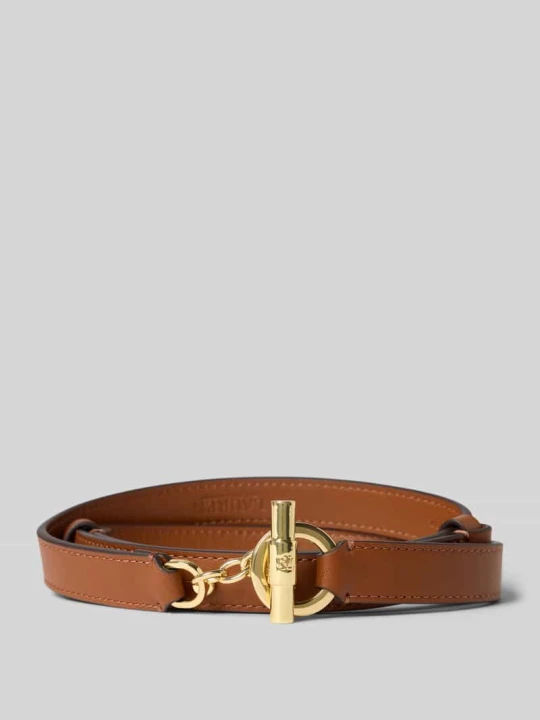 Zdjęcie produktu Pasek z detal z logo Lauren Ralph Lauren Koniakowy