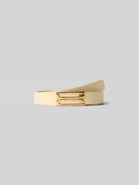 Zdjęcie produktu Pasek z detalem z logo Victoria Beckham Écru