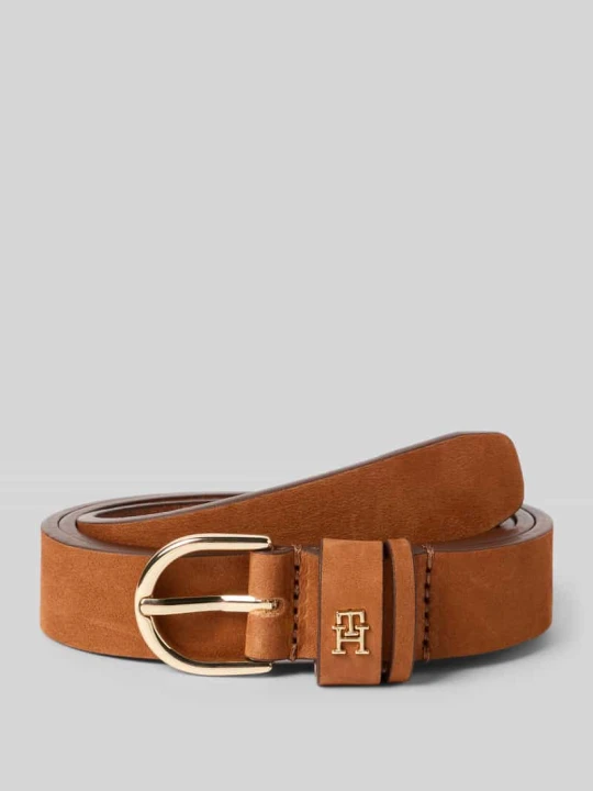 Zdjęcie produktu Pasek z naturalnej skóry bydlęcej Tommy Hilfiger Koniakowy