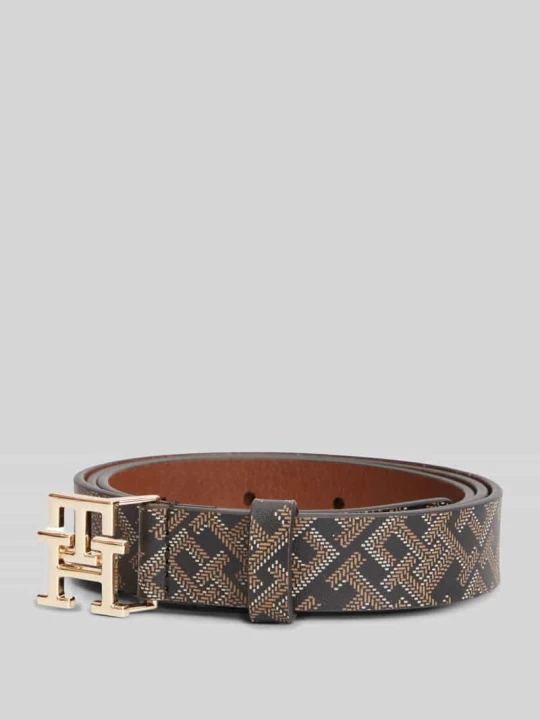 Zdjęcie produktu Pasek z naturalnej skóry bydlęcej Tommy Hilfiger Czarny