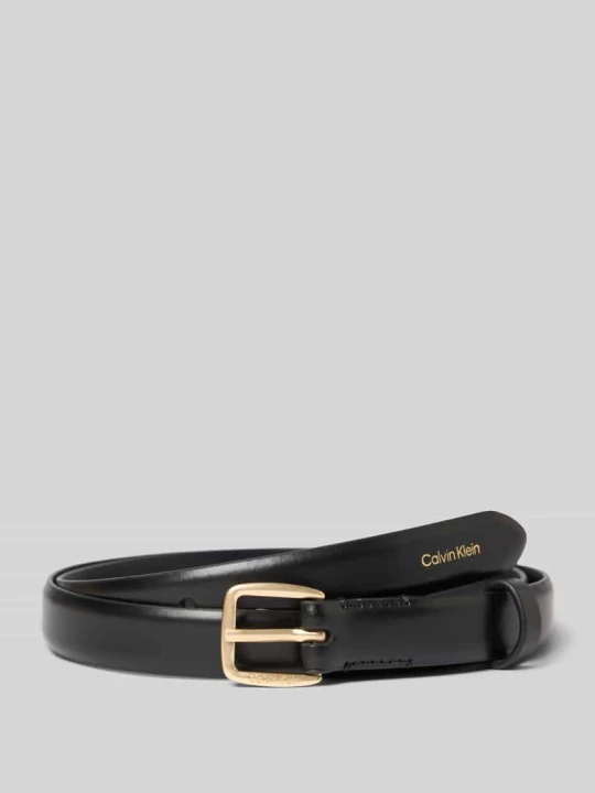 Zdjęcie produktu Pasek z naturalnej skóry model 'ESSENTIAL BUCKLE 20MM' Calvin Klein Czarny