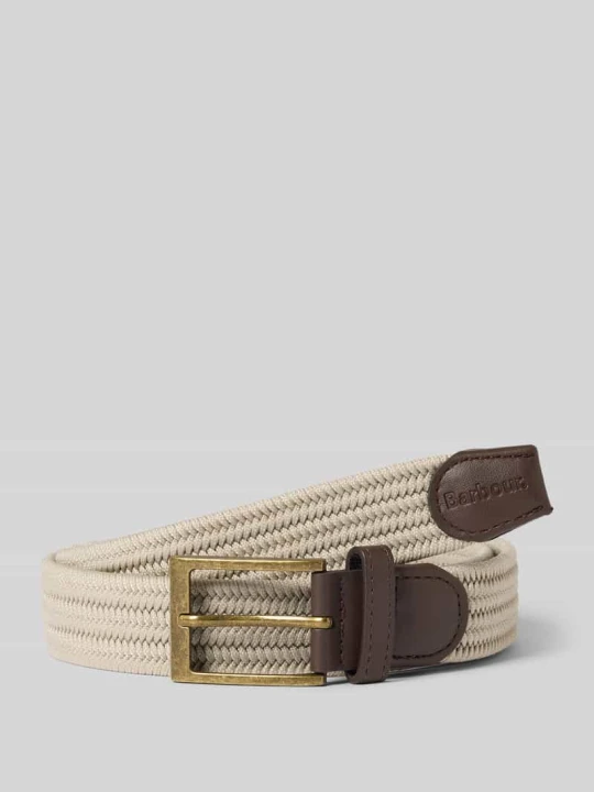 Zdjęcie produktu Pasek z plecionym wzorem model 'NEVIS' Barbour Beżowy