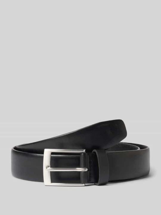 Zdjęcie produktu Pasek z prawdziwej skóry model 'Basic Belt' s.Oliver Czarny