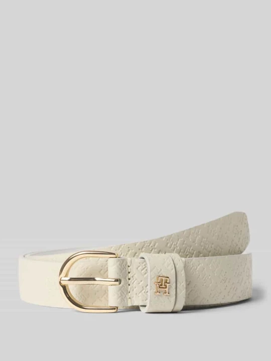 Zdjęcie produktu Pasek ze skóry bydlęcej Model 'EFFORTLESS 2.5' Tommy Hilfiger Złamany biały