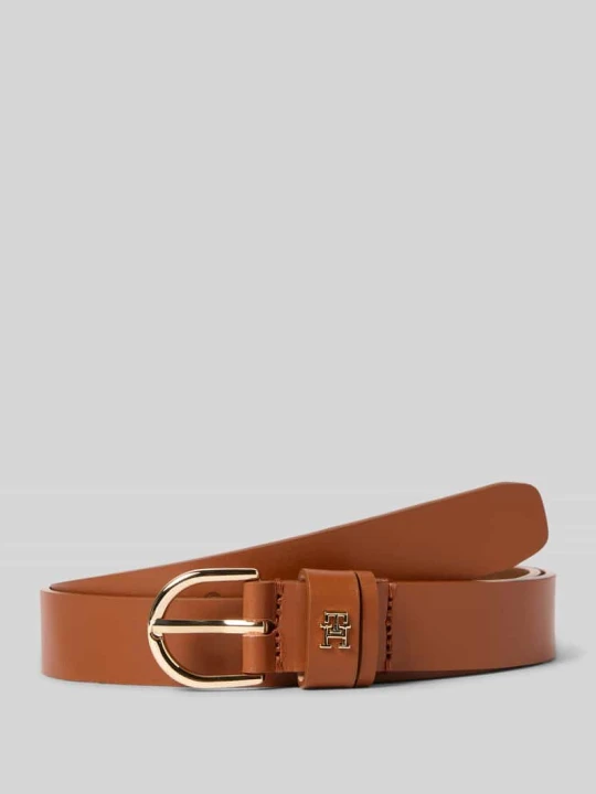 Zdjęcie produktu Pasek ze skóry naturalnej Tommy Hilfiger Koniakowy