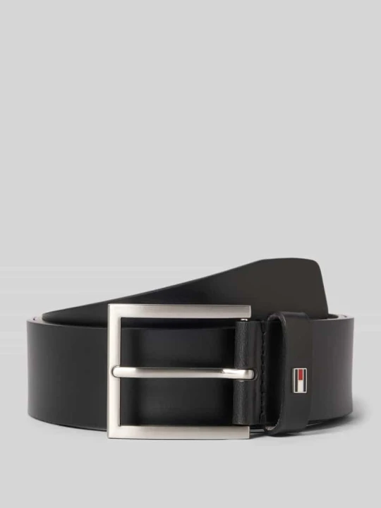 Zdjęcie produktu Pasek ze skóry Tommy Hilfiger Czarny