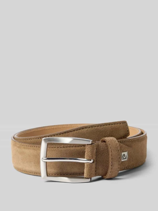 Zdjęcie produktu Pasek z klamrą z bolcem Pierre Cardin Jasnobrązowy