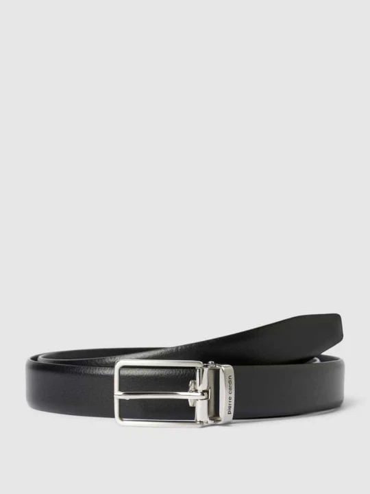 Zdjęcie produktu Pasek ze sprzączką Pierre Cardin Czarny
