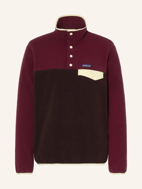 Zdjęcie produktu Patagonia Sweter Typu Troyer Z Polaru Snap braun CIEMNOCZERWONY