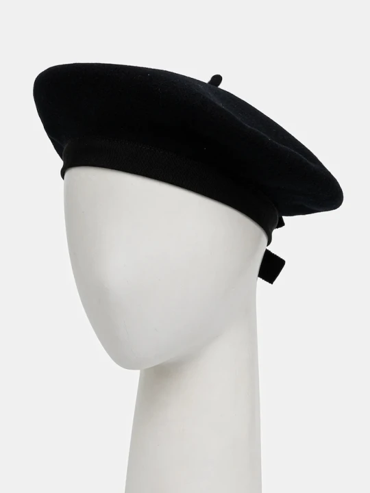 Zdjęcie produktu Patou beret wełniany czarny