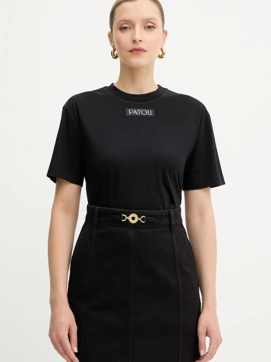 Zdjęcie produktu Patou t-shirt bawełniany czarny