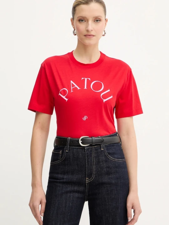 Zdjęcie produktu Patou t-shirt bawełniany czerwony