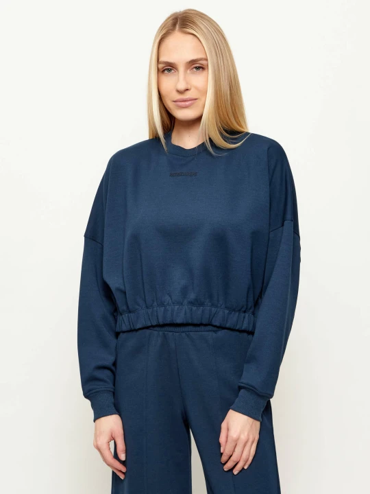 Zdjęcie produktu Patrizia Pepe Bluza | Cropped Fit granatowy