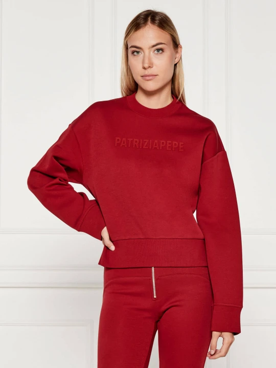 Zdjęcie produktu Patrizia Pepe Bluza | Regular Fit czerwony