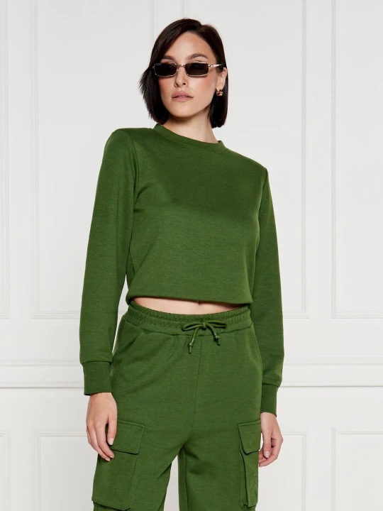 Zdjęcie produktu Patrizia Pepe Bluza | Regular Fit zielony