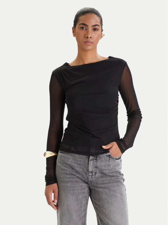 Zdjęcie produktu Patrizia Pepe Bluzka 8M1783/J376-K103 Czarny Regular Fit