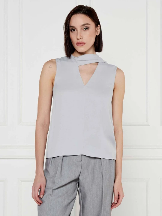 Zdjęcie produktu Patrizia Pepe Bluzka | Regular Fit szary