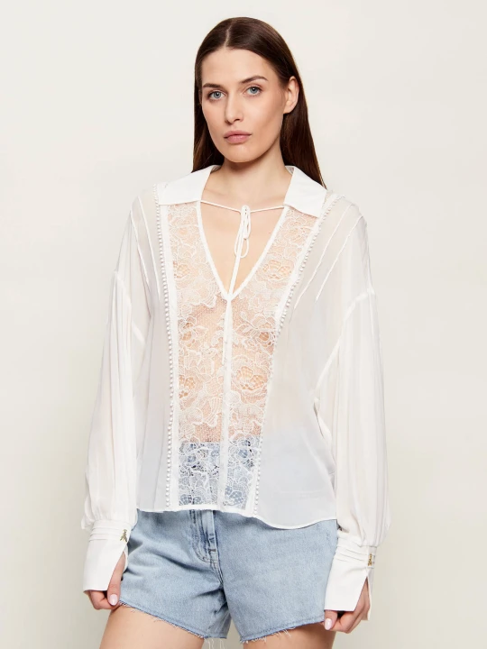 Zdjęcie produktu Patrizia Pepe Bluzka | Relaxed fit biały
