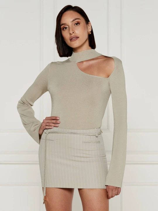 Zdjęcie produktu Patrizia Pepe Bluzka | Slim Fit szary