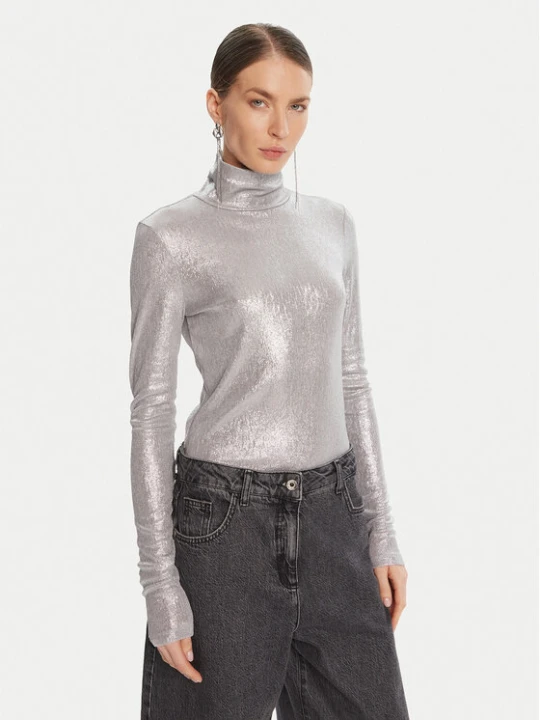 Zdjęcie produktu Patrizia Pepe Body 8M1751 J276 Srebrny Regular Fit